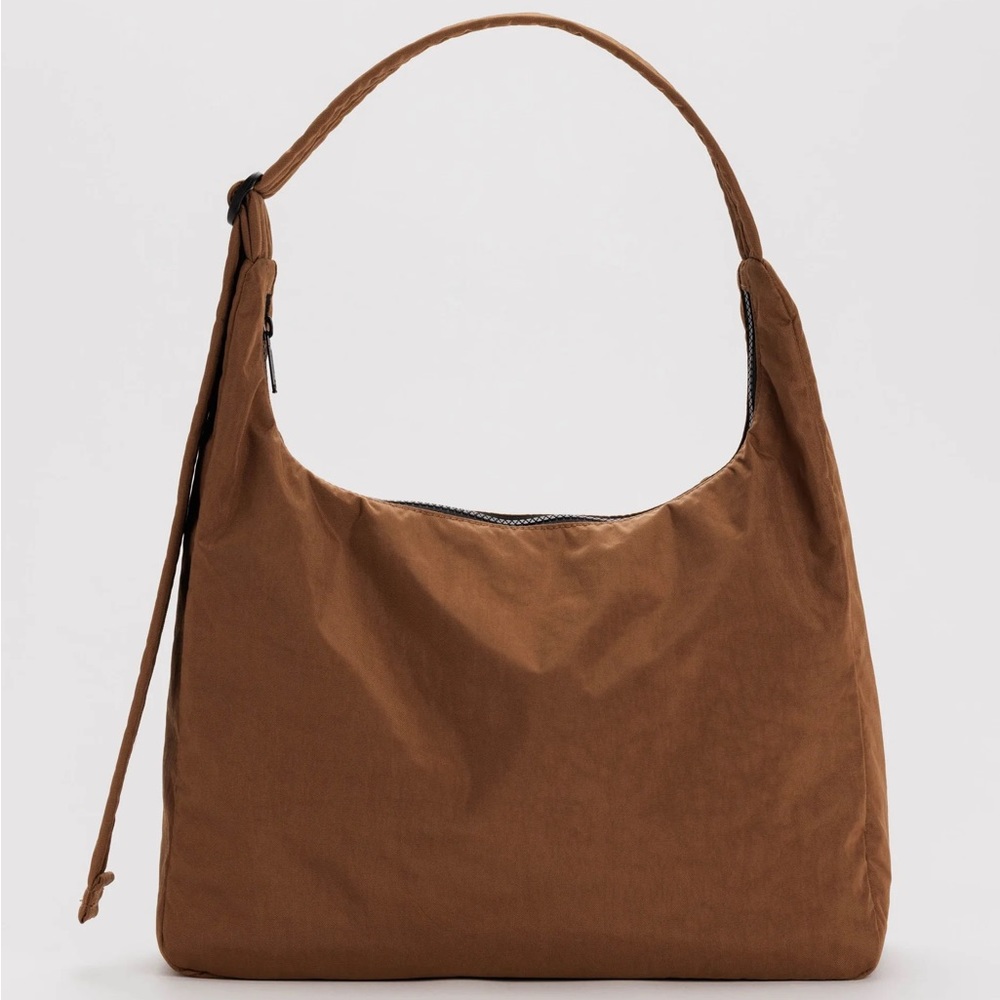 Baggu Brown Nylon Shoulder Bag